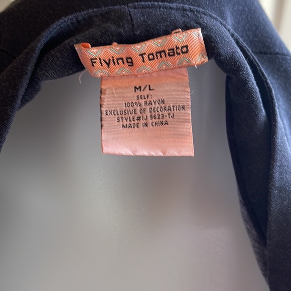 EUC Flying Tomato Floral Kimino Size M/L - Picture 10 of 10